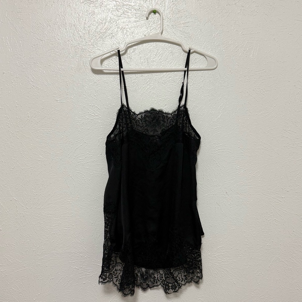 Victoria's Secret Black Lace Cami slip dress